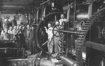 Machine Workers, circa 1908