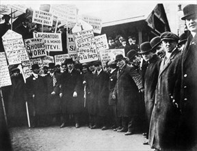 Garment Workers on Strike, New York City, USA, circa 1913