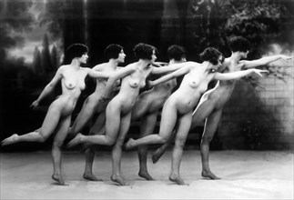 Six Dancing Nude Women, circa 1925