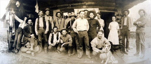 Group of Cowboys, circa 1900