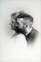 Husband and Wife, Portrait, Chicago, Illinois, USA, circa 1900