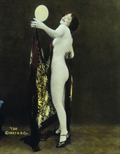 Standing Nude Woman Looking into Mirror, circa 1927