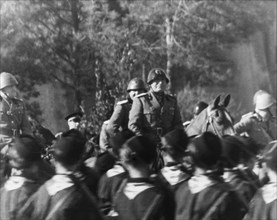 Benito Mussolini on Horseback, circa 1935