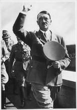 Adolf Hitler at Zeppelin Field During the Reichsparteitag, Nuremberg, Germany, 1935