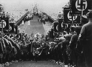 Adolf Hitler Attending Buckeberg Harvest Festival, Germany, October 1, 1934