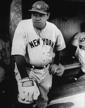 George Herman "Babe" Ruth (1895-1948), NY Yankees, Portrait, 1934