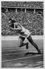 Jesse Owens, Track Star, 1936 Olympic Summer Games, Berlin, Germany
