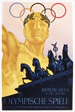Olympic Summer Games, Berlin, Germany, Poster, 1936
