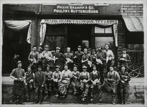 Group of Employees of a Poultry, Butter and Eggs Company, 1910