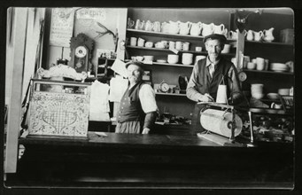 Employees Inside General Store, Portrait, 1900
