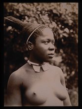 Nude Zulu Woman, Portrait, South Africa, circa 1890
