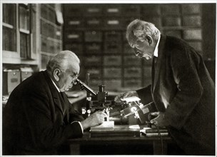 Louis Jean (1864-1948) and Auguste (1862-1954) Lumiere, Inventors of the Cinematographe