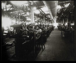 Workers in Typewriter Factory, circa 1920