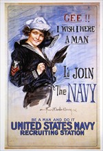 World War I Recruitment Poster, USA, 1917