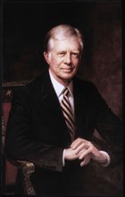 James Earl "Jimmy" Carter (1924- ), 39th President of the United States, Official Presidential Portrait