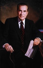 Richard M. Nixon (1913-1994), 37th President of the United States, Official Presidential Portrait, 1968