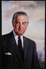 Lyndon B. Johnson (1908-1973), 36th President of the United States, Official Presidential Portrait