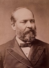 James A. Garfield (1831-1881), 20th President of the United States, Assassinated July 2, 1881, Albumen Photograph, circa 1880