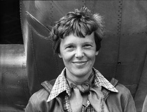 Amelia Earhart (1897-1937), American Aviation Pioneer, Portrait, 1937