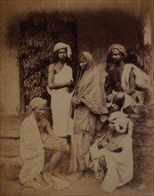 Group of Untouchables, India, circa 1890