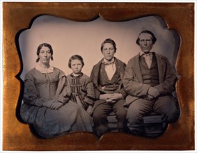 Family Portrait, Daguerreotype, circa 1850's