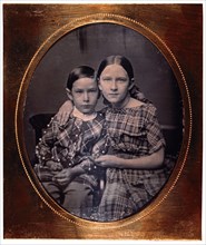 Young Boy and Girl, Portrait, Daguerreotype, circa 1850's