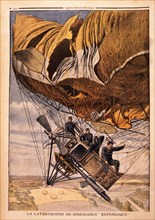 Catastrophe of French Dirigible Republique, Illustration from Le Petit Journal, circa 1906