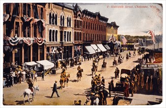 Western Parade, Cheyenne, Wyoming, USA, 1910