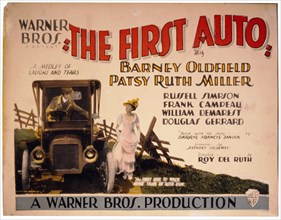 Warner Brothers Presents "The First Auto", Movie Advertisement, 1927
