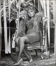Shelley Winters on-set of the Film, Flap, 1970