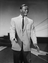 Nat King Cole, Singer, Musician and Actor, Portrait, 1957