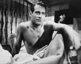 Paul Newman, on-set of the Film, Paris Blues, 1961