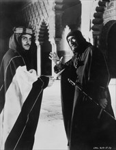 Omar Sharif and Anthony Quinn, On-Set of the Film, Lawrence of Arabia, 1962