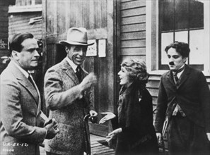 Douglas Fairbanks, D.W. Griffith, Mary Pickford and Charles Chaplin, Founders of United Artists Corporation, 1919