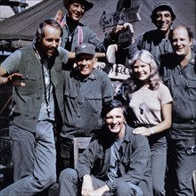 Cast of Final TV Episode of M*A*S*H, Goodbye, Farewell and Amen, 1983