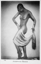 Josephine Baker, Portrait," La Folie du Jour", Folies Bergere, Paris, France, 1926