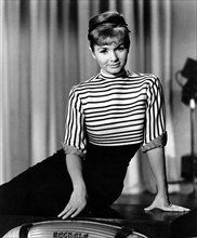 Debbie Reynolds on-set of the Film, Say One for Me, 1959