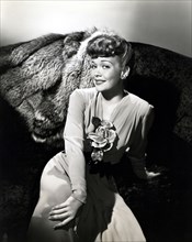 Jane Wyman on-set of the Film, Princess O'Rourke, 1943