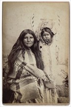 Ute Mother and Daughter, Salt Lake City, Utah Territory, circa 1880