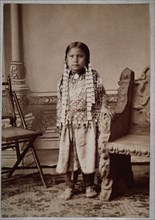 Standing Holy, Sioux Girl and Sitting Bull's Daughter, Dakota Territory, by D.F. Barry, 1880