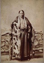 Native American Woman, Dakota Territory, by D.F. Barry, circa 1880