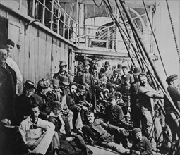 Steerage Passenger Emigrants on Ship, 1899
