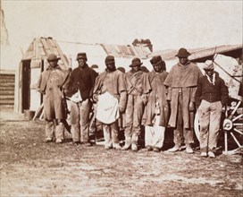 Group of African-American Men who Escaped Slavery and Joined the Union Army, Portrait, 1863