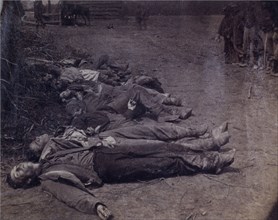Dead Confederate Soldiers near Spotsylvania Courthouse, Virginia, 1864