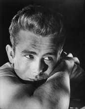 James Dean, Close-Up, Portrait, On-Set of the Film, "Rebel Without a Cause", 1955