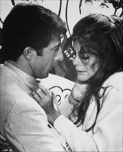Dustin Hoffman and Katherine Ross, On-Set of the Film, "The Graduate", 1967