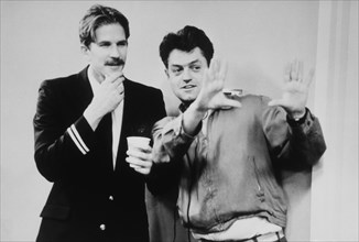 Jonathan Demme Directing Matthew Modine On-Set of the Film, "Married to the Mob", 1988