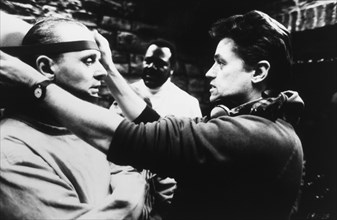 Jonathan Demme Directing Anthony Hopkins On-Set of the Film, "The Silence of the Lambs", 1991