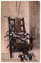 Electric Chair, Sing Sing Prison, New York, USA, circa 1900