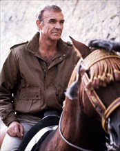 Sean Connery Riding Horse, 1975